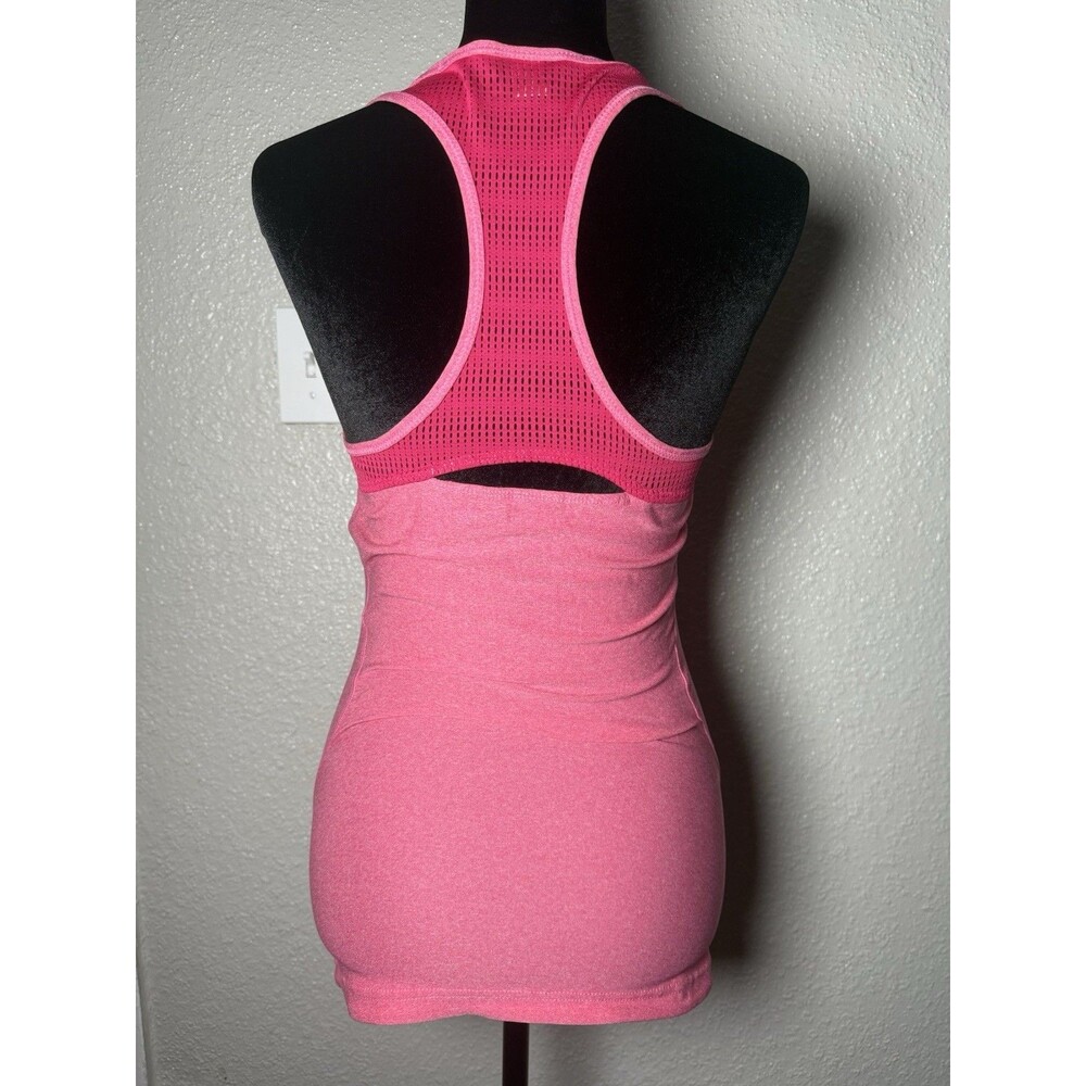 Adidas Pink Athletic Racerback cut off Tank Top Size XS